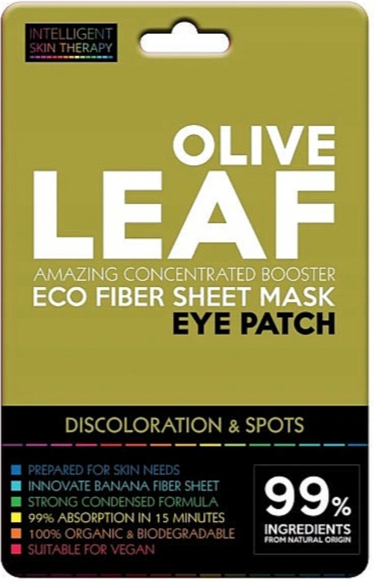 Intelligent Skin Therapy Olive Leaf Eco fiber sheet eyepads