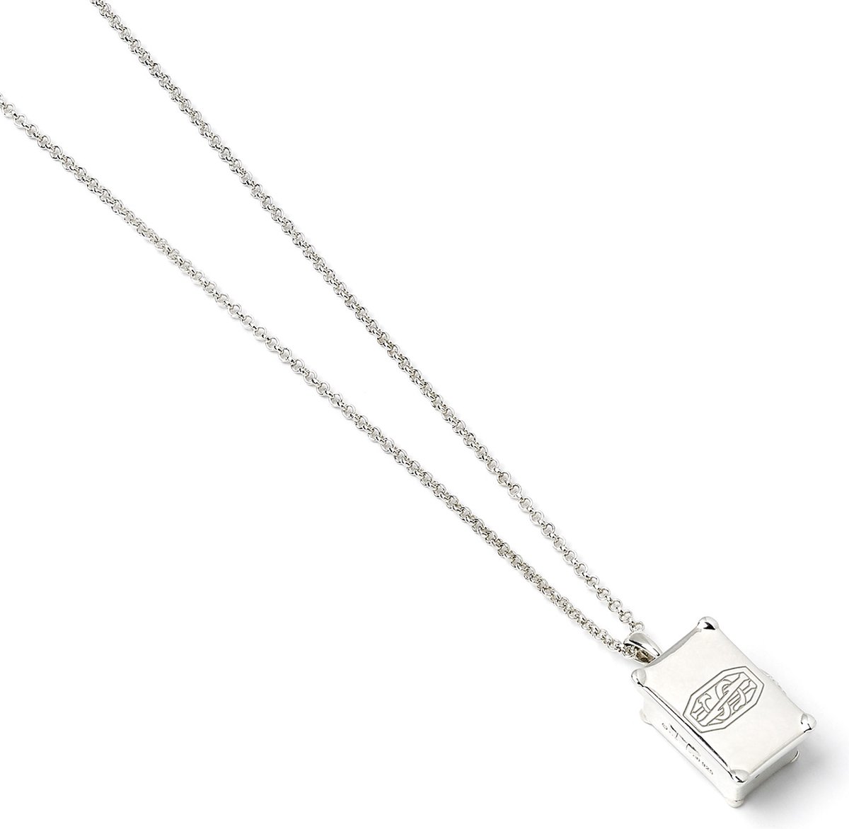 Fantastic Beasts Newt Scamandar Suitcase Locket with Niffler inside Pendant Necklace - Sterling Silver
