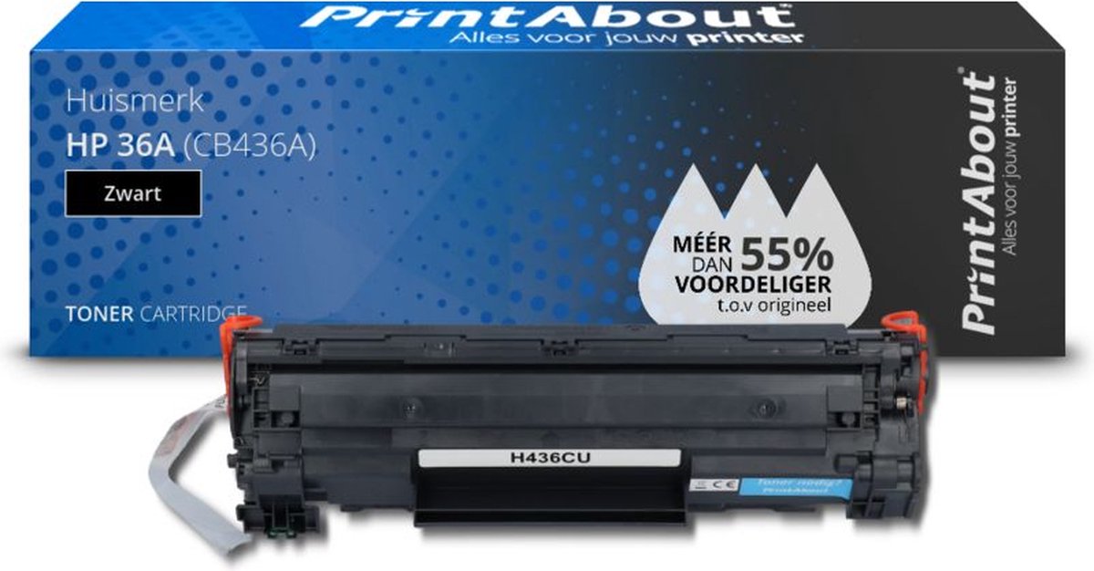 PrintAbout HP 36A (CB436A) toner zwart