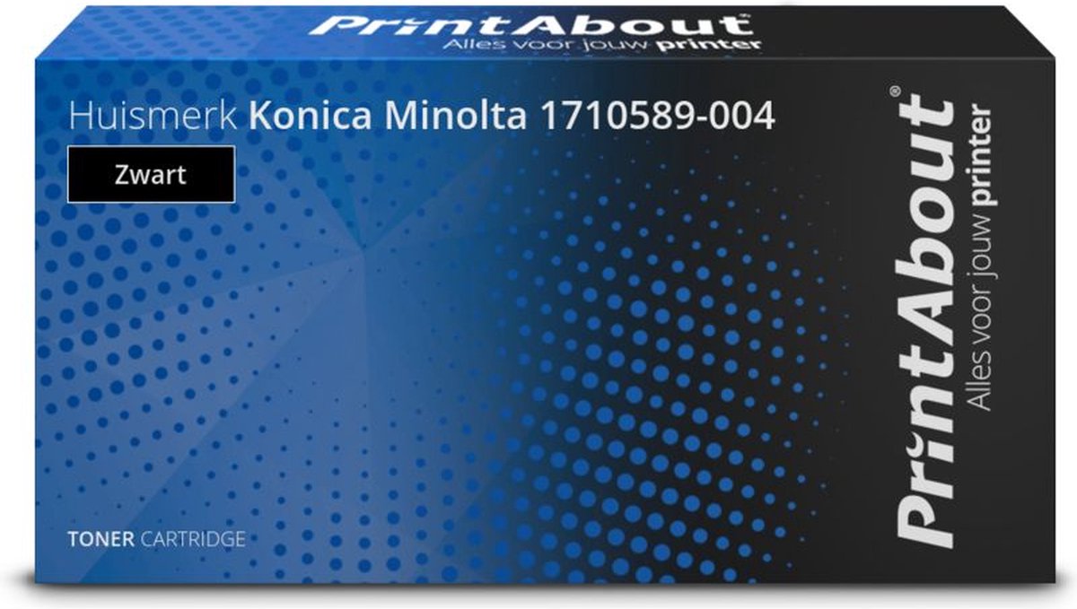 PrintAbout - Alternatief voor de Konica Minolta 1710589-004 / zwart