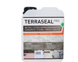 Tuintegel impregneer - Tuintegels impregneren - Betontegels impregneren - Terrastegels impregneren - Bestrating impregneren - Professioneel tegel impregneer - Terraseal Pro - 2,5L (15m2)