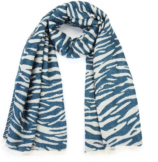 Bijoutheek Sjaal (Fashion) zebra (80x180cm) Groen