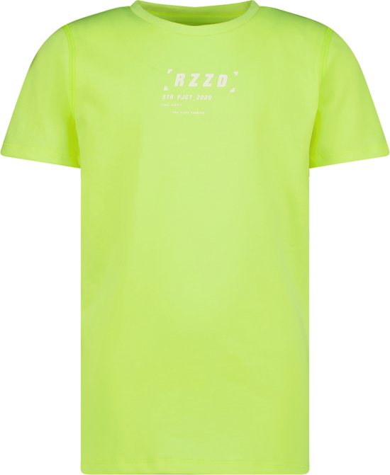 Raizzed Huck Jongens T-shirt - Neon yellow - Maat 164