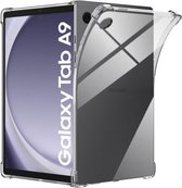 Schokbestendige TPU Hoes Transparant voor de Samsung Galaxy Tab A9 - Shockproof Back Cover Doorzichtig