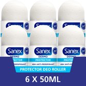 Sanex Dermo Protector Deodorant Anti-Transpirant Roller 6 x 50ml - Voordeelverpakking