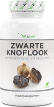 Vit4ever - Zwarte knoflook 15:1 extract - 180 capsules met 750 mg - Premium: met S-Allylcysteïne (SAC) - gefermenteerd - geurloos - laboratoriumgetest - hoge dosering - veganistisch - premium kwaliteit