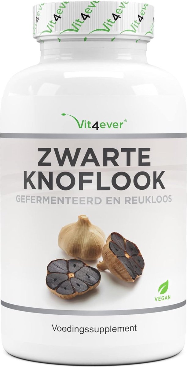 Goedkoopste Vit4ever - Zwarte knoflook 15 1 extract - 180 capsules met 750 mg - Premium met S-Allylcysteïne (SAC) - gefermenteerd - geurloos - laboratoriumgetest - hoge dosering - veganistisch - premium kwaliteit