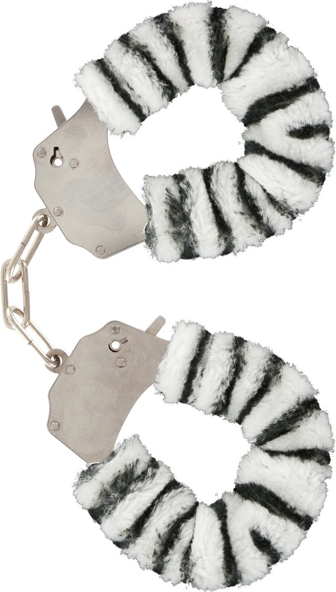 Goedkoopste ToyJoy Furry Fun - Handboeien - Zebra Plush