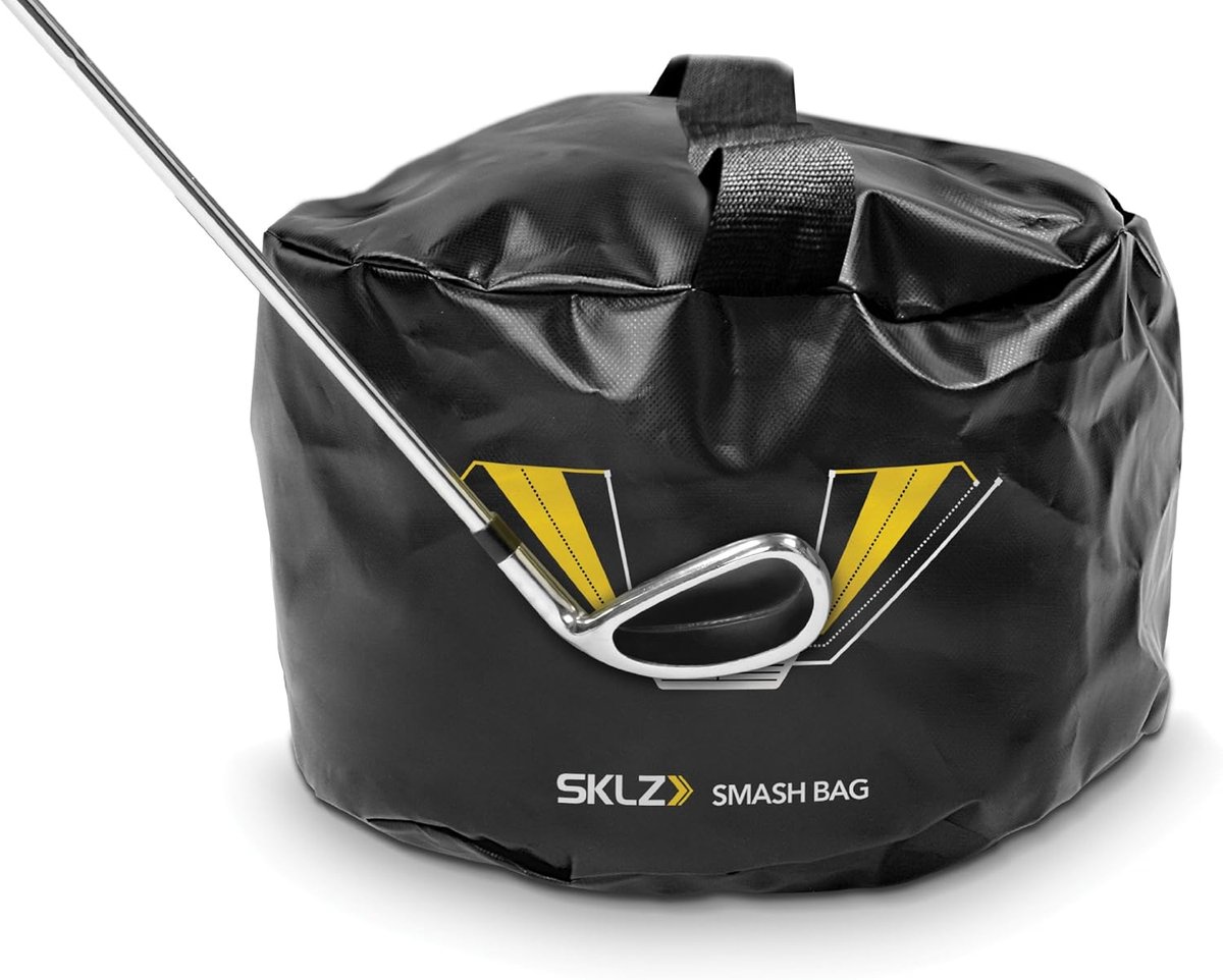 Golfgriptrainer, golfaccessoires, golfcadeaus voor mannen, bouw spiergeheugen op voor handpositionering, zwart/geel