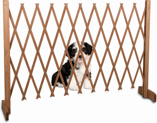 Barrière pour chien de traitement pour animaux - Extensible de 30 à 117 cm  - pour... | bol