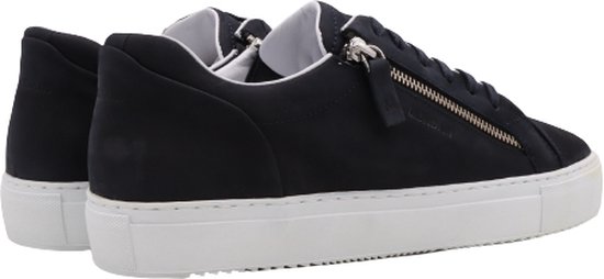 Fermeture éclair basse - Blauw taille 44 | Banal | Hommes baskets | Cuir nubuck
