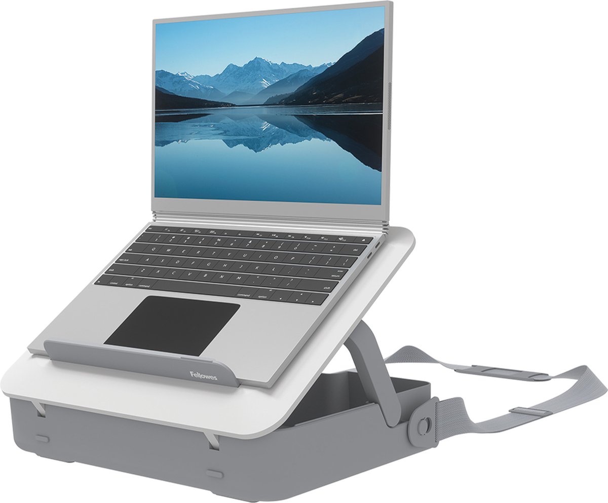 Fellowes Breyta laptoptas, met laptopstandaard, wit