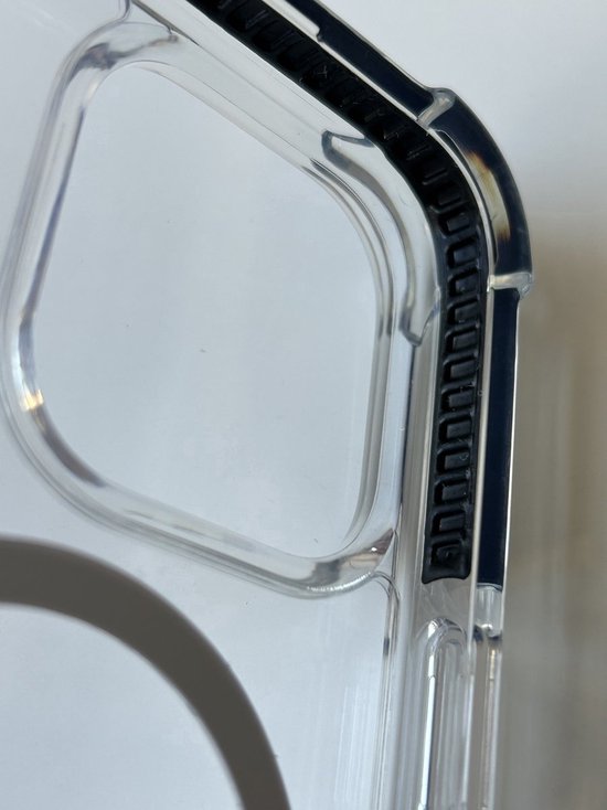 Coque arrière magnétique anti-choc de qualité Premium - Chargement sans fil - Convient pour Apple iPhone 15 Pro - Zwart