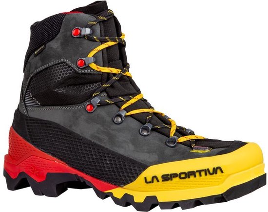 La Sportiva Aequilibrium LT GTX - Chaussures de montagne - Homme Noir / Yellow 42.5