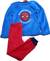Spiderman Coral-fleece pyjama - Huispak - Kinderen - Maat 122/128 - 8 jaar