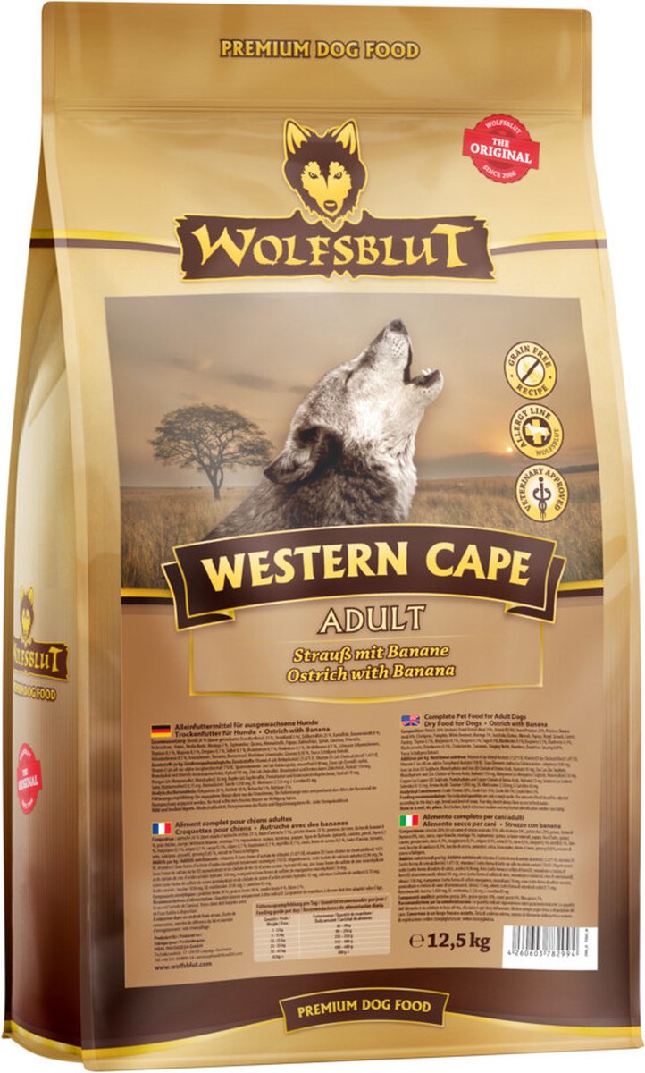 Wolfsblut Grain Free Adult Western Cape 12,5 kg - Hond