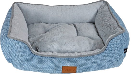 Foto: Boony divan linnenlook 50 x 40cm pastel blauw