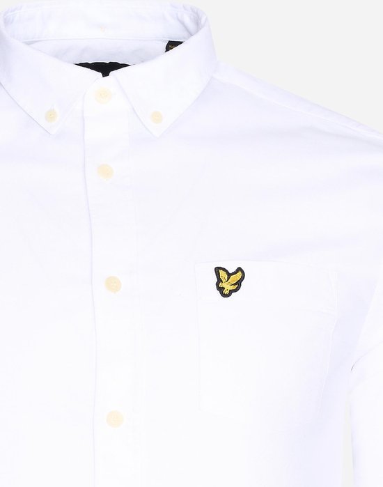 Lyle and Scott - Chemise Wit - Taille L - Coupe regular