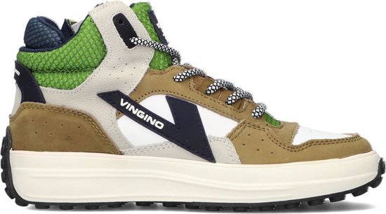 Vingino Vito Mid Hoge sneakers - Jongens - Groen - Maat 36