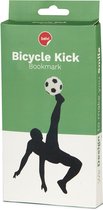 Balvi Marque-page Marque-page Voetbal Bicycle Kick Zwart et Wit Motif Sport Plastique