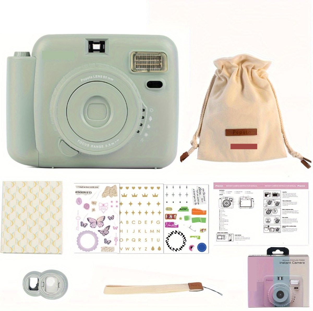 Livano Polaroid Camera - Polaroid Printer - Digitale Foto Camera - Camera Met Printer - Oplaadbaar - Blauw