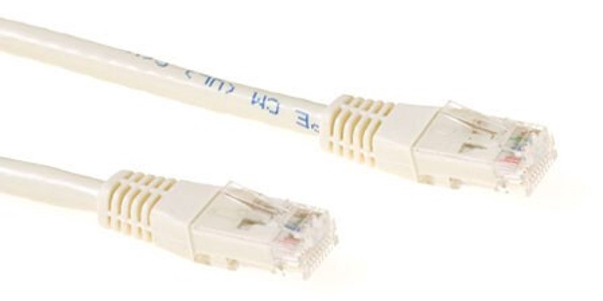 ACT IB3320 U/UTP CAT6A Patchkabels | RJ45 Connectoren | Ivoor | 20 meter