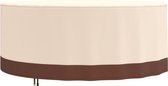 vidaXL-Tuinmeubelhoes-rond-600D-Ø-213x71-cm-oxford-beige