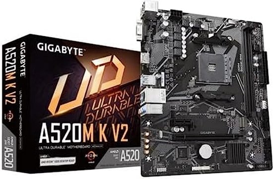 Motherboard Gigabyte A520M K V2 AMD AM4 AMD AMD® A520 - GIGABYTE