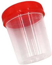 14 pièces pot d'urine tasse tasse Test médical 120 ml couvercle anti-fuite récipient réutilisable stockage verrouillable pot de pommade d'hôpital boîte à pilules pot à épices