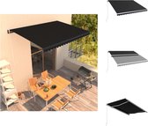 vidaXL Zonwering - Uittrekbaar - 450 x 300 cm - Aluminium frame - Waterbestendig - Vensterzonwering