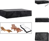 vidaXL Housse pour meubles de jardin - PE - 218x77x55 cm - Imperméable - Résistant aux UV - Housse pour meubles de jardin