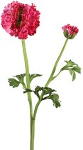 Viv! Home Luxuries Ranonkel - zijden bloem - fuchsia roze - 50cm