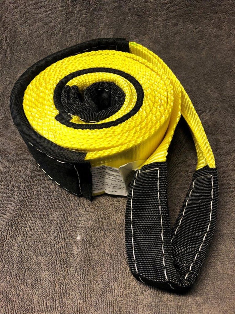 Boomlint 75mmx3mtr SWL 10T met extra verstevigingen - Boomband 75mm x 3mtr