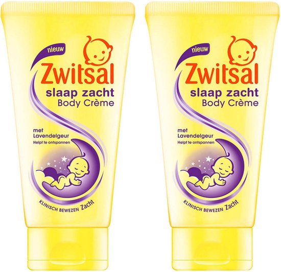 Zwitsal slaap zacht bodycrème lavendel - Duopack 2 x 150 ml