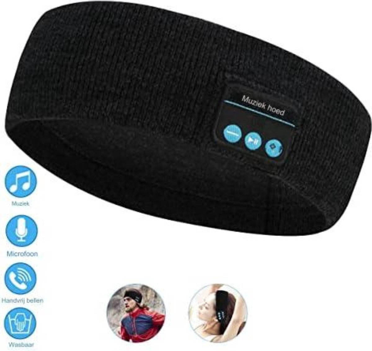 Casque d'écoute Bluetooth | Une Beter nuit de sommeil | Bandeau à cheveux |  S'adapte à toutes les têtes | Version de luxe | Stimule le sommeil 