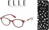 Leesbril Elle Eyewear EL15932-Rood-+2.50