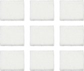 AMIG Feutre anti-rayures - 24x - blanc - 25 x 35 mm - carré - autocollant - feutre de protection pour meubles