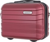 Koffer | ABS-materiaal | Cijferslot | Flexibel handvat | 360 graden wielen | 360 graden wielen, bordeauxrood, koffer