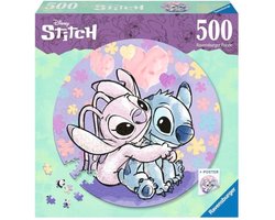 foto van Ravensburger Round puzzle Disney Stitch - Legpuzzel - 500 stukjes