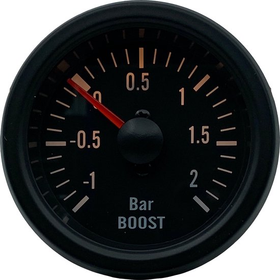 Pression Boost / Turbo 2 Bar mètre Zwart 12V série VD