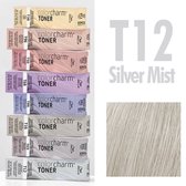 Wella Color Charm Permanent Creme Toner - T12 + révélateur - Silver Mist - Wella Toner - Tonique capillaire - Cheveux cendrés - hair cendrés - Blond clair