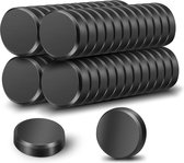 50 pièces magnétiques ronds noirs 11 x 3,5 mm pour tableau blanc, petits aimants utilisables comme tableau blanc, autocollants pour réfrigérateur, affichage rapide pour ustensiles de cuisine