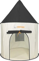 Tente de jeu Deryan XL Luxe - Château de jeu - Crème
