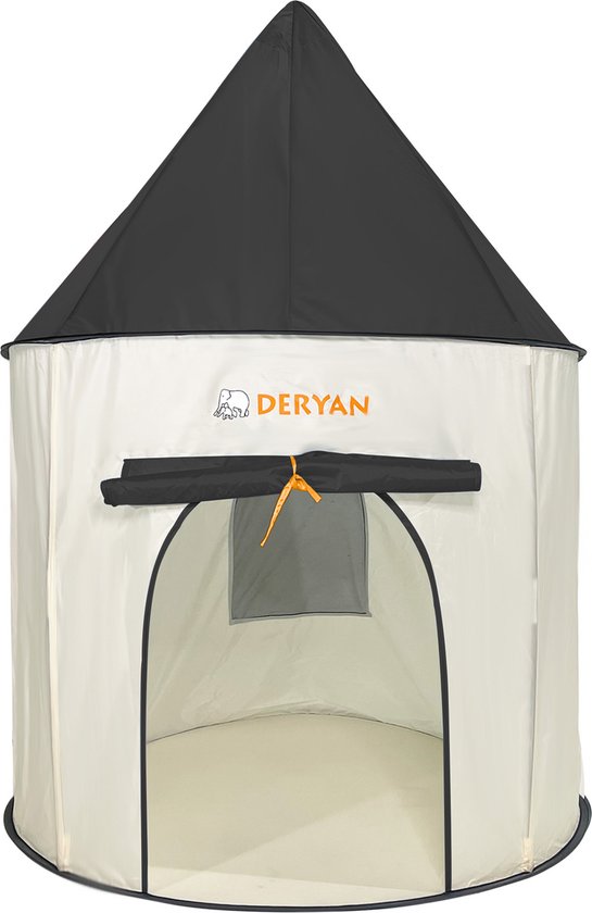 Foto: Deryan xl luxe speeltent speelkasteel cream