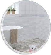 SHOP YOLO-badkamer spiegel-wandmontage-elegant eenvoudig ontwerp-eigentijdse afgeschuinde randen