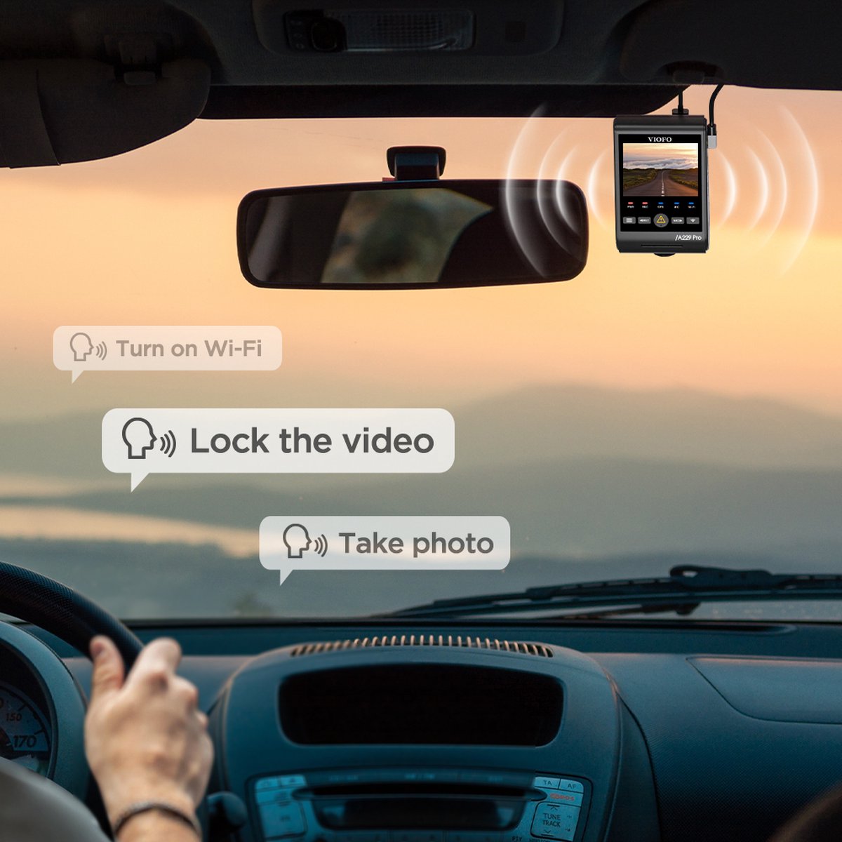 VIOFO A229 Pro 2CH 4K Dual Dashcam met Wi-Fi en GPS thumbnail 4
