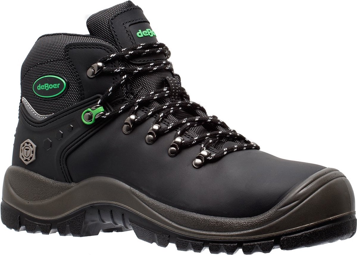 DeBoer Track Sport Werkschoenen S3 Zwart - Veiligheidsschoenen