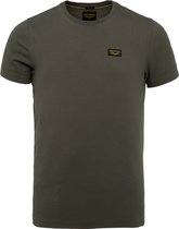 PME Legend - T-Shirt Logo Donker Groen - Heren - Maat L - Modern-fit