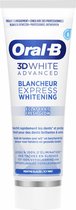 Bol.com Oral-B Tandpasta 3DWhite Advanced Express Whitening Fresh Glow 75 ml aanbieding