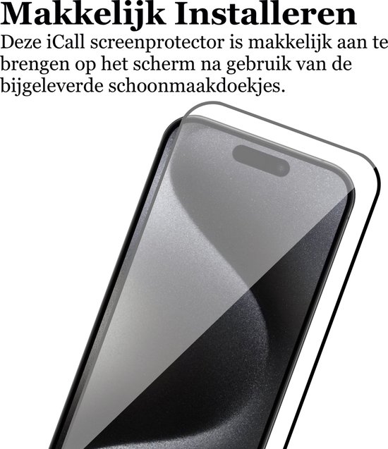 Coque iPhone 15 Pro Porte-Carte - Protecteur d'écran FullGuard + Protecteur d'écran pour objectif d'appareil photo - Coque arrière en Siliconen Oranje